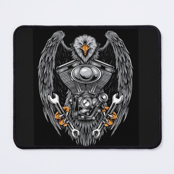 Item preview, motorcycle eagle designed and sold by sbrstore.
