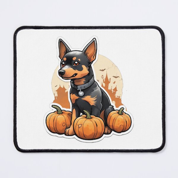 Item preview, Lancashire Heeler With Pumpkins designed and sold by Bilisik.