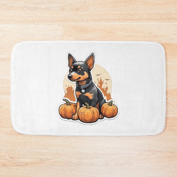 Item preview, Lancashire Heeler With Pumpkins designed and sold by Bilisik.