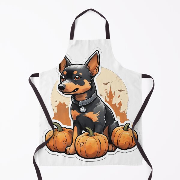 Item preview, Lancashire Heeler With Pumpkins designed and sold by Bilisik.