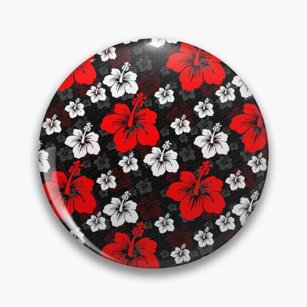 Item preview, Red White Abstract Floral Surface Pattern designed and sold by PatternTitan.