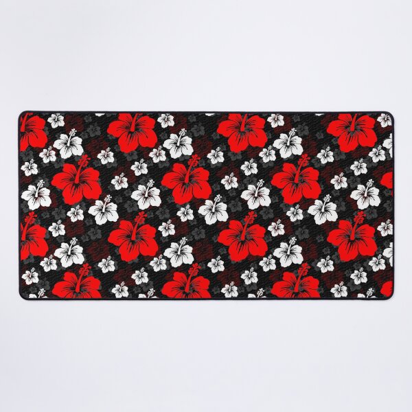 Item preview, Red White Abstract Floral Surface Pattern designed and sold by PatternTitan.