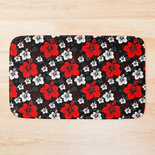 Item preview, Red White Abstract Floral Surface Pattern designed and sold by PatternTitan.