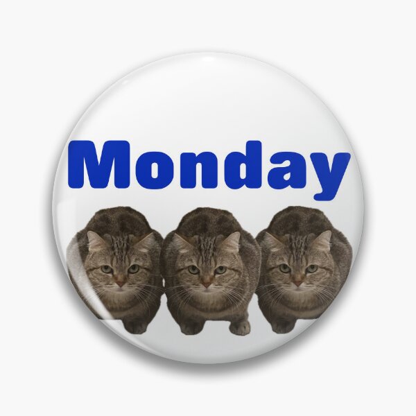 Item preview, Monday cat lover designed and sold by Grab-it-fast.