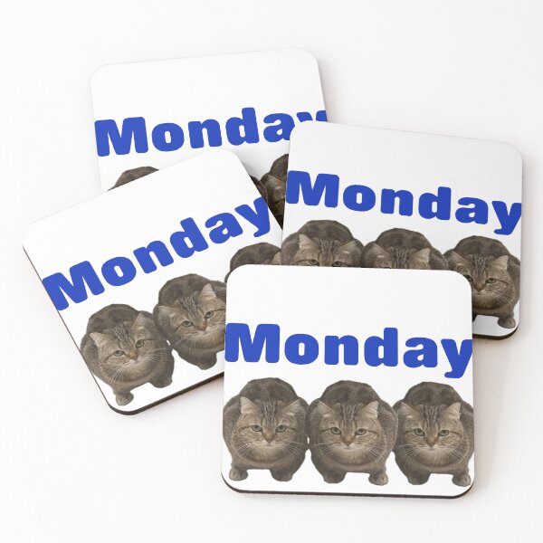 Item preview, Monday cat lover designed and sold by Grab-it-fast.