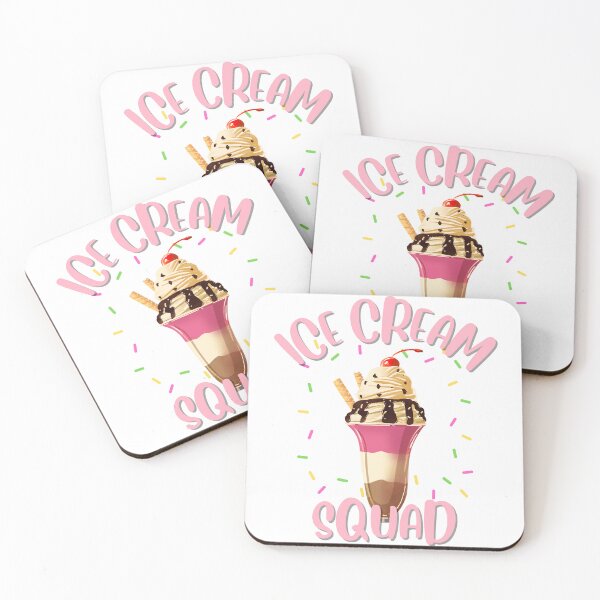 Item preview, Cute Ice Cream Squad Friends Party Family Trip Sundae Lover Birthday Reunion  designed and sold by BunBuntheDog-.