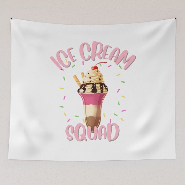 Item preview, Cute Ice Cream Squad Friends Party Family Trip Sundae Lover Birthday Reunion  designed and sold by BunBuntheDog-.