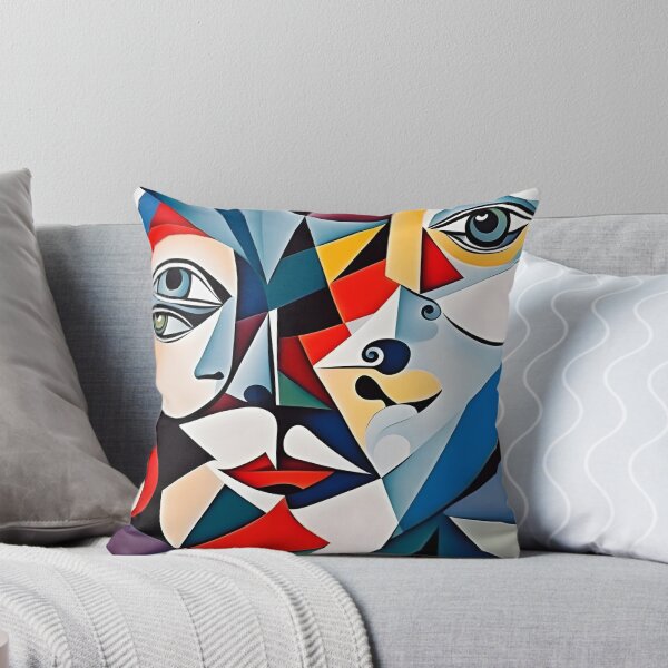 Item preview, Abstract Cubism Meets Pop Art T-Shirt designed and sold by artmanikin.