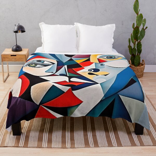 Item preview, Abstract Cubism Meets Pop Art T-Shirt designed and sold by artmanikin.