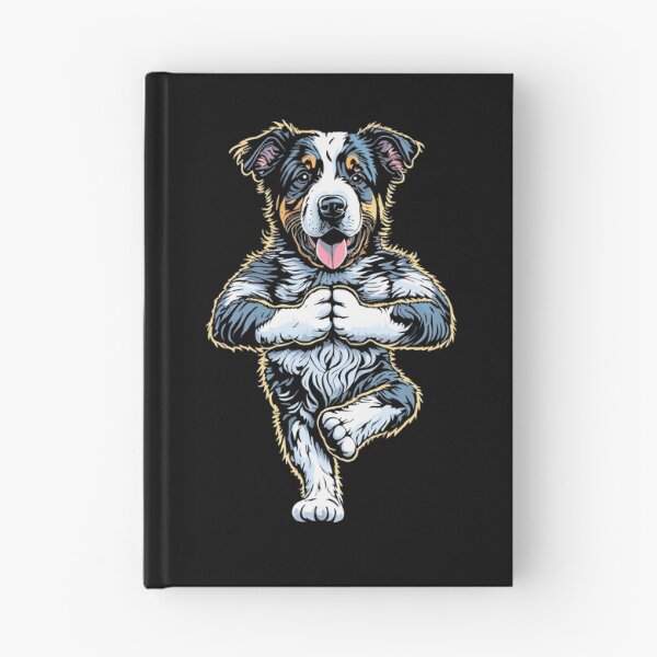 Item preview, Australian Shepherd Yoga Puppy Funny Tree Pose Vrikshasana designed and sold by GrandeDuc.