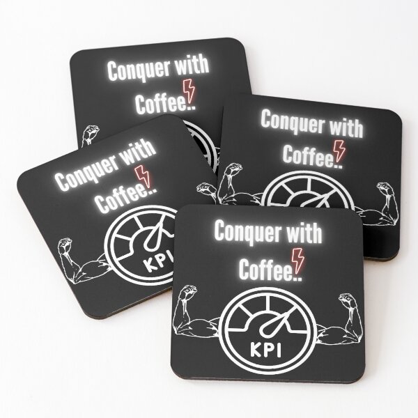 Item preview, conquer with coffee designed and sold by vaggleTown.