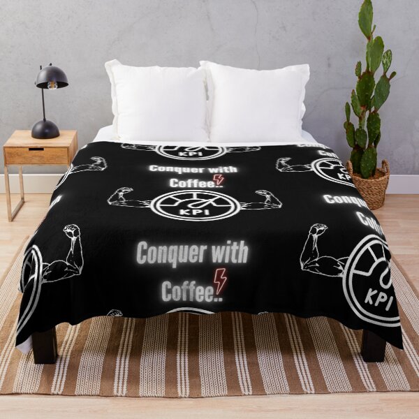 Item preview, conquer with coffee designed and sold by vaggleTown.