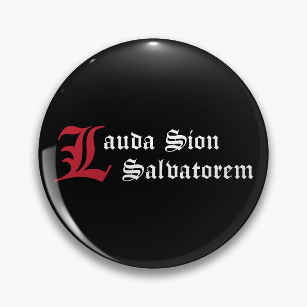 Item preview, Lauda Sion Salvatorem (white font) designed and sold by Rzera-.