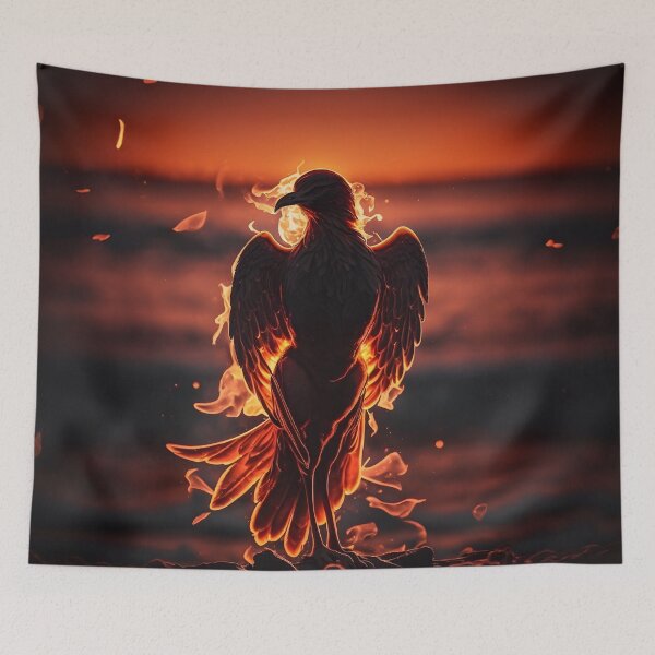 Item preview, Burning Eagle at Sunrise designed and sold by ManuelAndreas.