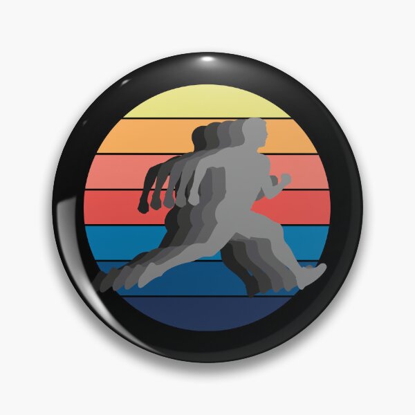 Item preview, Retro silhouette sprint, vintage sunset designed and sold by All Year Round.