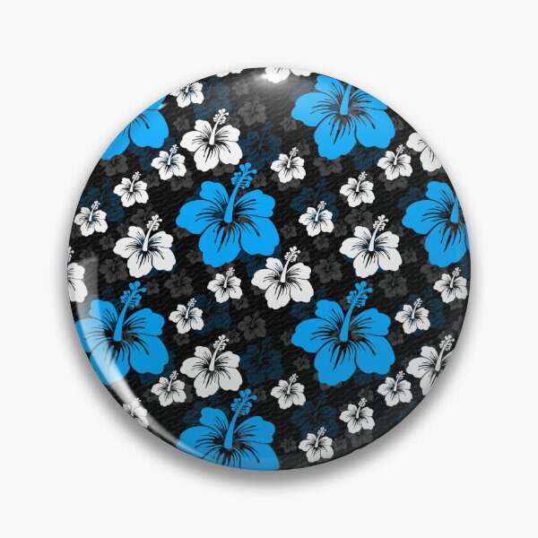 Item preview, Blue White Abstract Floral Surface Pattern designed and sold by PatternTitan.