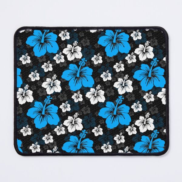 Item preview, Blue White Abstract Floral Surface Pattern designed and sold by PatternTitan.