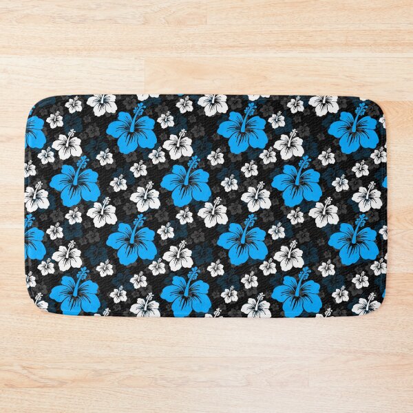 Item preview, Blue White Abstract Floral Surface Pattern designed and sold by PatternTitan.