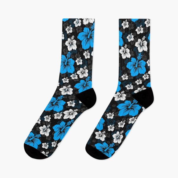Item preview, Blue White Abstract Floral Surface Pattern designed and sold by PatternTitan.