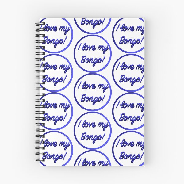 Item preview, I love my bongo circular designed and sold by LocalOddball.