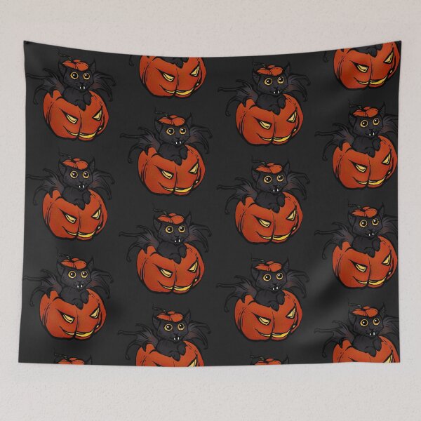 Item preview, Pumpkin cat Halloween designed and sold by Petcetera.