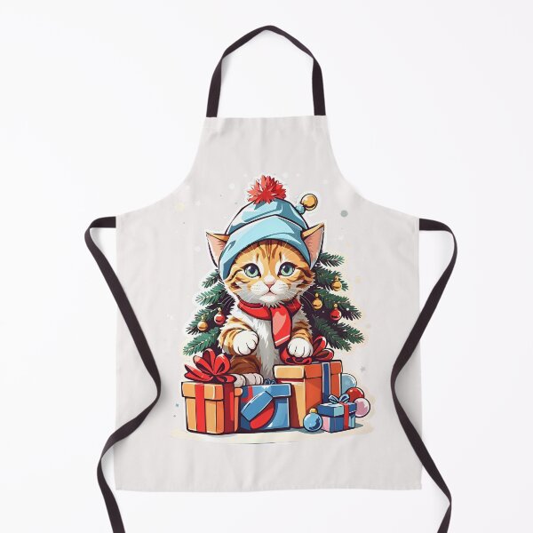 Item preview, Christmas Cat Delight - Festive Feline Apparel and Gifts designed and sold by ArtistriWear.