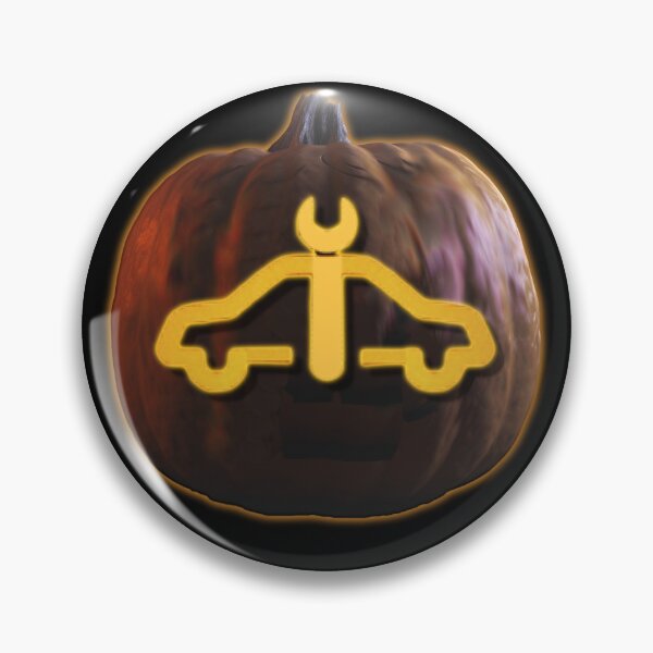Item preview, Scary Pumpkin failure of the vehicle's electronics system Warning Light,  designed and sold by Sunmoonlove.