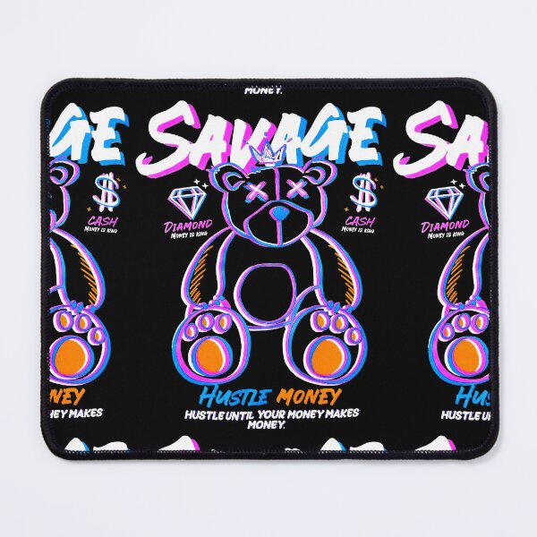 Item preview, Savage King Teddy Bear Diamond Poster designed and sold by Wise-Outfit.