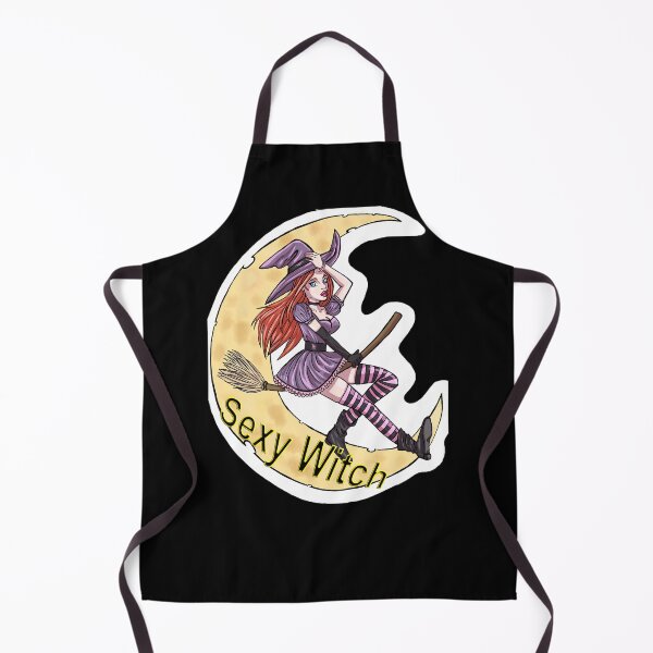 Item preview, Sexy Witch - Cute Witch on Broom - Flying Witch - Halloween 2023 designed and sold by BunnyBizarre.