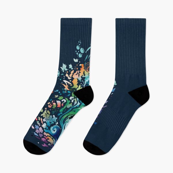 Item preview, Aquatic Dreams: Aquarium Watercolor Design  designed and sold by mndesignworx.