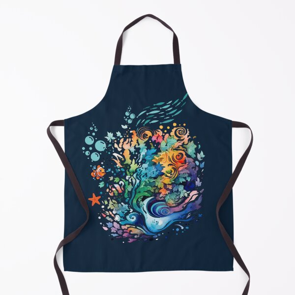 Item preview, Aquatic Dreams: Aquarium Watercolor Design designed and sold by mndesignworx.