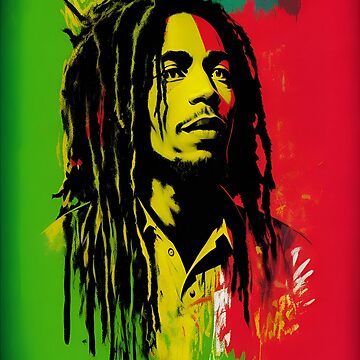 "Bob Marley fan art" Sticker for Sale by Jo Art | Redbubble