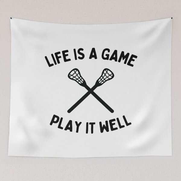 Item preview, Lacrosse: Life is a game play it well designed and sold by TheGreenGoat.