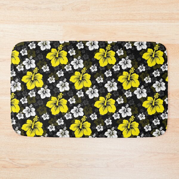 Item preview, Yellow White Abstract Floral Surface Pattern designed and sold by PatternTitan.