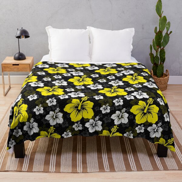 Item preview, Yellow White Abstract Floral Surface Pattern designed and sold by PatternTitan.