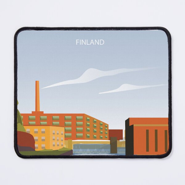 Item preview, Tampere Finland travel poster city art designed and sold by Arctic frame studio.