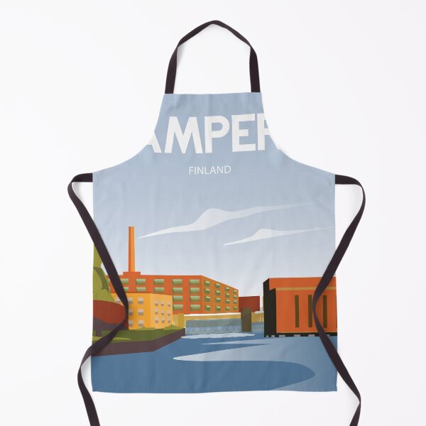Item preview, Tampere Finland travel poster city art designed and sold by Arctic frame studio.