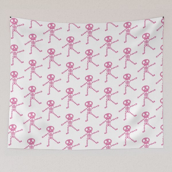 Item preview, Dancing Pink Skeleton designed and sold by mann-doodles.