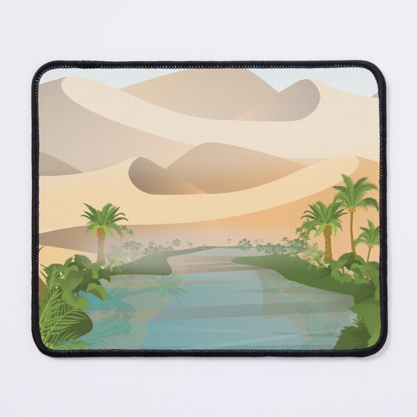 Item preview, Libya ubari Oasis travel poster wall art designed and sold by Arctic frame studio.