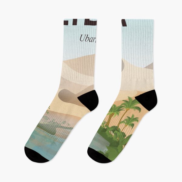 Item preview, Libya ubari Oasis travel poster wall art designed and sold by Arctic frame studio.