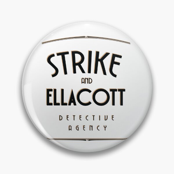 Item preview, Strike and Ellacott Detective Agency Logo (Strike Series) designed and sold by QuiltPaperScissors.