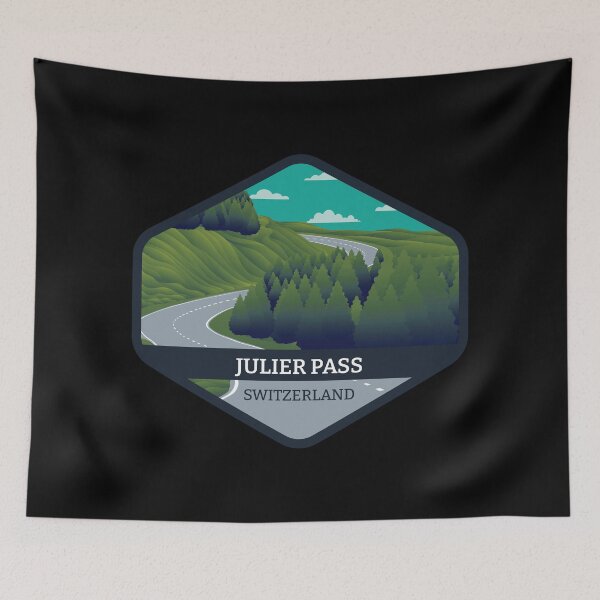 Item preview, Julier Pass Road in Switzerland designed and sold by AestheticColor.