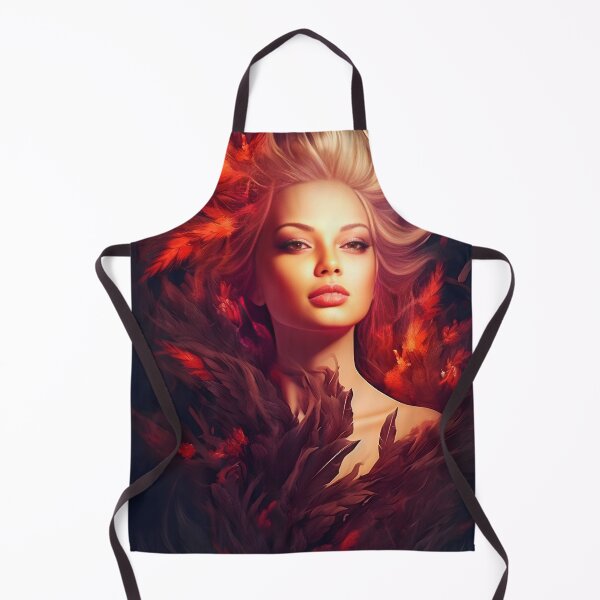 Item preview, Red feathered woman designed and sold by ManuelAndreas.
