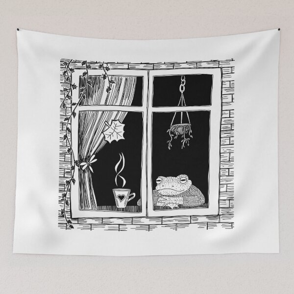 Item preview, Cute toad on a fall day designed and sold by Julianum.