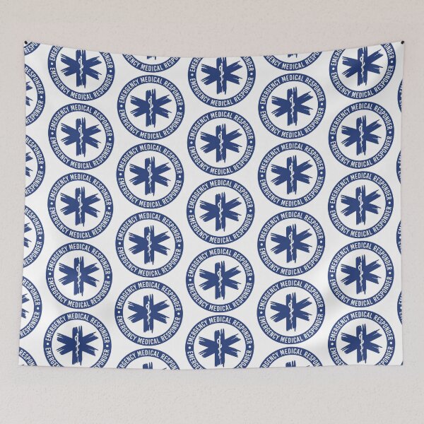 Item preview, Emergency medical Technician EMR Emergency Medical Services Star of Life  designed and sold by Violet Treasures.