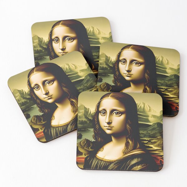 Item preview, Mona Lisa Big Anime Eyes designed and sold by mrlazypl.