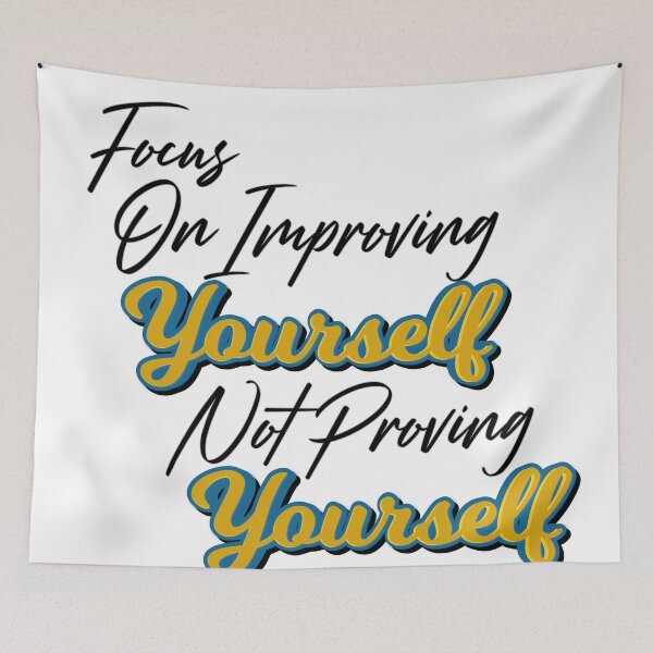 Item preview, Improving Yourself, motivational quote designed and sold by ortizferdesign.