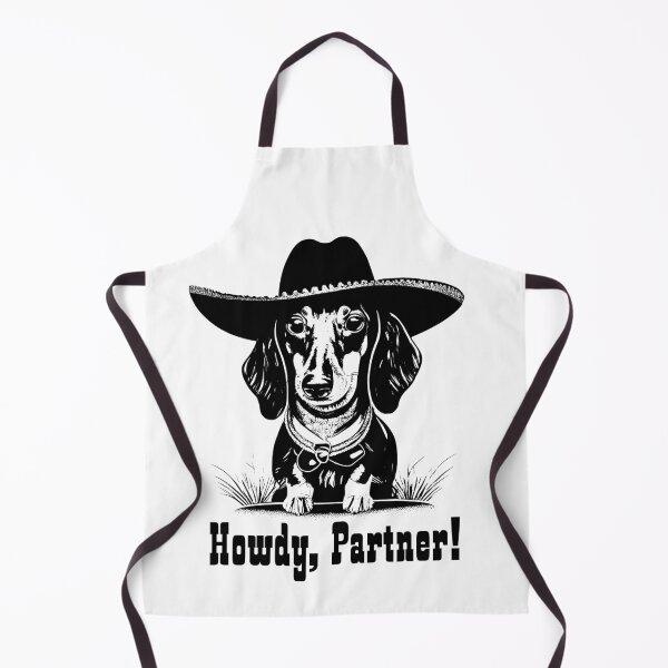 Item preview, Howdy Partner Cowboy Dachshund designed and sold by Hic21.