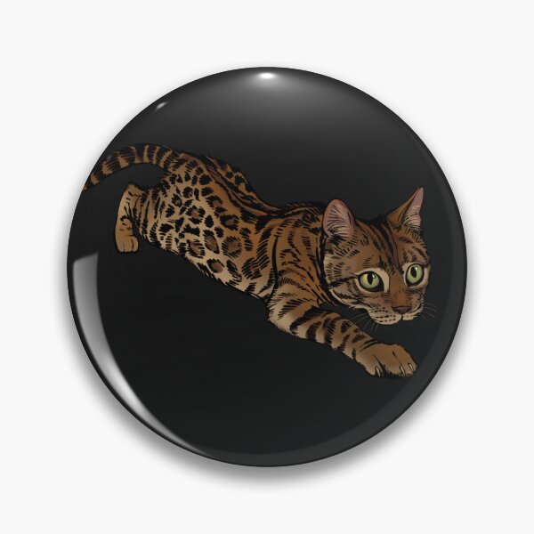 Item preview, Bengal cat sneaking designed and sold by Petcetera.