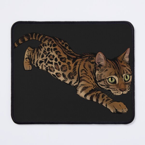 Item preview, Bengal cat sneaking designed and sold by Petcetera.